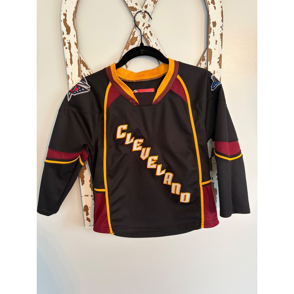 CCM Cleveland Monsters‎ Alternate Hockey Jersey AHL Blue Jackets Youth Sz Small